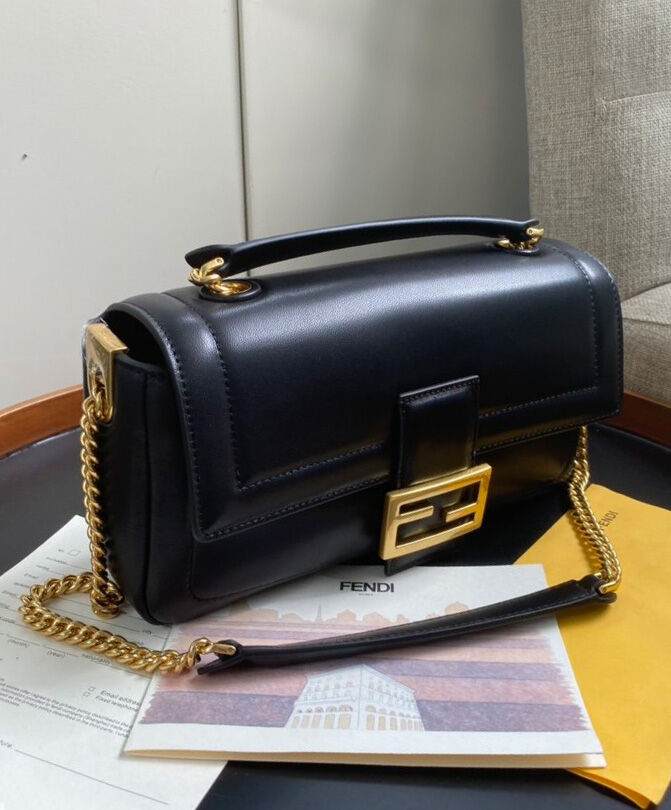 Fendi Baguette Chain Bag 8BR7835 Black